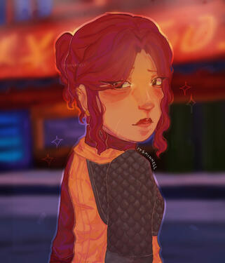 Halfbody render + average BG